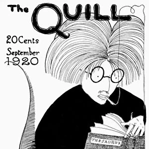 QUILL MAGAZINE, 1920. Cover of the September 1920 issue of The Quill, a literary magazine founded, 1917, in Greenwich Village, New York, by Arthur Harold Moss and Harold Hersey