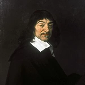 RENE DESCARTES (1596-1650). French mathematician and philosopher. Oil on canvas