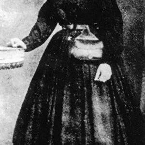 SALLY TOMPKINS (1833-1916). Captain Sally Louisa Tompkins, philanthropist and Civil War nurse, founded a Confederate hospital and was the only woman to receive an officers commission in the Confederate Army. Photograph