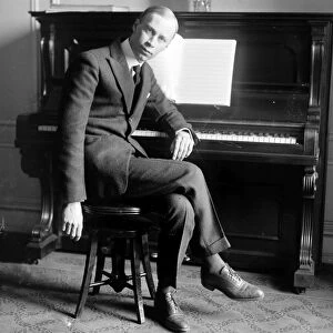 SERGEI PROKOFIEV (1891-1953). Russian composer. Photograph, c1918