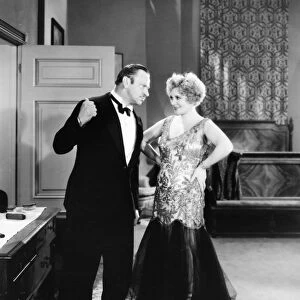 SILENT STILL: MAN & WOMAN. Wallace Beery and Marjorie Rambeau in a scene from The Secret Six, 1931