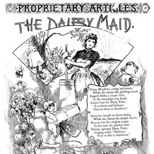 SOAP ADVERTISEMENT, 1887. American magazine advertisement for Procter & Gambles Ivory Soap