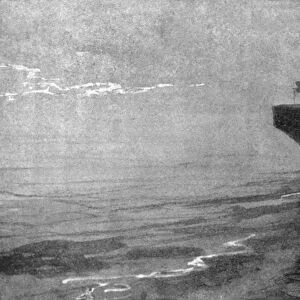 STEAMSHIP ACCIDENT, 1914. A view of the Empress of Ireland (left) and the Storstad