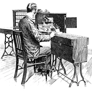 Census Machine Print, 1890 Census Machine Print, 1890