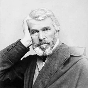 THOMAS CARLYLE (1795-1881). Scottish man of letters. Original cabinet photograph