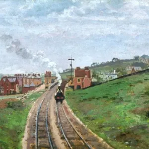 Print of Camille Pissarro's Lordship Lane Station, South London Print of Camille Pissarro's Lordship Lane Station, South London