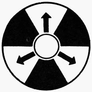 Nuclear Radiation Warning Sign Print Nuclear Radiation Warning Sign Print