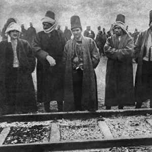 WORLD WAR I: DERVISHES. Dervishes in Konya, Turkey, who were called up for the