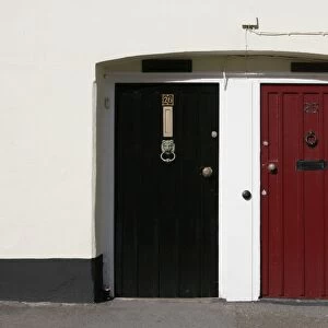 Black and Red Doors