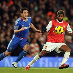 Alex Song (Arsenal) Frank Lampard (Chelsea). Arsenal 3: 1 Chelsea. Barclays Premier League