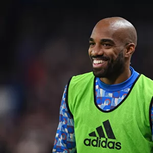 Alexis Lacazette Shares a Laugh with Arsenal Fans Amidst Chelsea Rivalry