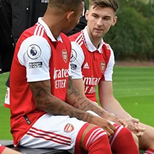 Arsenal 2022-23 First Team: Kieran Tierney and Gabriel Jesus
