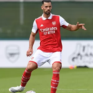 Arsenal FC Training: Pablo Mari in Action against Ipswich Town (Pre-Season Friendly 2022-23)