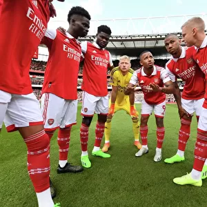 Arsenal Players Unite Ahead of Arsenal vs. Tottenham Premier League Clash at Emirates Stadium