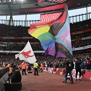 Arsenal Pride: Celebrating Diversity at the Emirates - Arsenal FC vs. Brentford FC, Premier League 2022-23