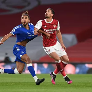 Arsenal vs Everton: Pablo Mari Clashes with Dominic Calvert-Lewin in Intense Premier League Battle