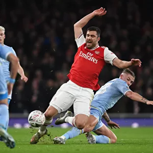 Arsenal vs Leeds United: Sokratis Clashes with Phillips in FA Cup Third Round