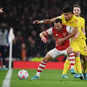 Arsenal vs Liverpool: Cedric Holds Off Luis Diaz in Intense Premier League Clash