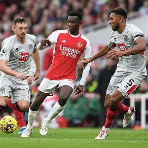 Arsenal vs Sheffield United: Nketiah Under Pressure in 2023-24 Premier League Clash