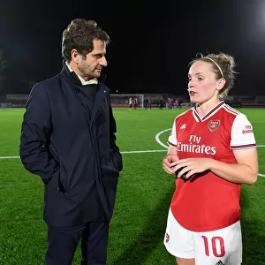Arsenal Women's Boss Montemurro Discusses Victory with Kim Little after Fiorentina Clash