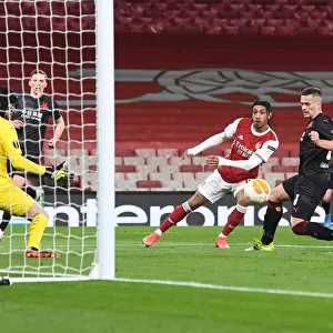 Arsenal's Aubameyang Scores in Empty Emirates: Arsenal FC vs Slavia Praha, UEFA Europa League Quarterfinal (April 2021)