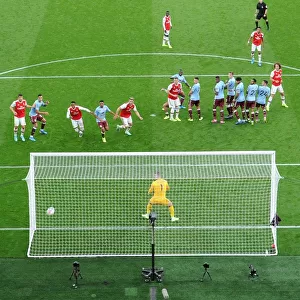 Arsenal's Aubameyang Scores Stunning Free-Kick: Arsenal 3-0 Aston Villa (Premier League 2019-20)