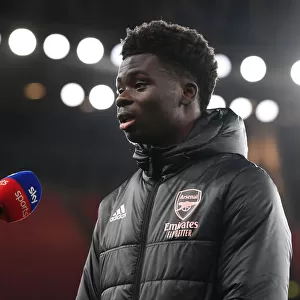 Arsenal's Bukayo Saka: Pre-Match Interview Amid Emirates Stadium's Closed Doors (Arsenal v Newcastle United, Premier League 2020-21)