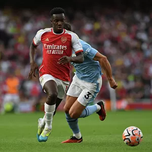 Arsenal's Eddie Nketiah Faces Manchester City in the 2023-24 Premier League Showdown