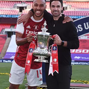 Arsenal's FA Cup Victory: Arteta and Aubameyang Celebrate Empty-Handed at Wembley