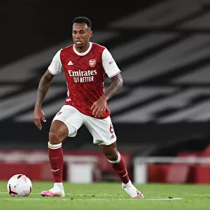 Arsenal's Gabriel Magalhaes in Action Against West Ham United (2020-21)
