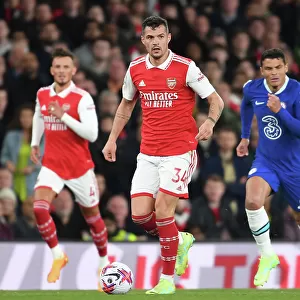 Arsenal's Granit Xhaka Faces Off Against Chelsea in Premier League Showdown (2022-23)