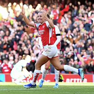 Arsenal's Katie McCabe Scores First Goal in 2023-24 Barclays Women's Super League Match Against Aston Villa