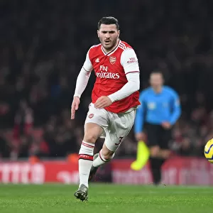 Arsenal's Kolasinac Stands Firm: Unyielding Performance Against Manchester United (Premier League 2019-20)
