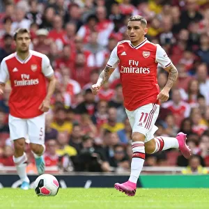 Arsenal's Lucas Torreira in Action against Burnley in 2019-20 Premier League
