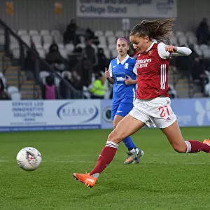 Arsenal's Malin Gut in Action: Arsenal Women vs Birmingham City Women, FA WSL (2020-21)