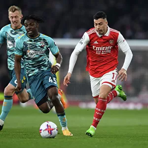 Arsenal's Martinelli Clashes with Southampton's Lavia in Premier League Showdown