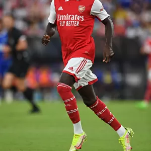 Arsenal's Nicolas Pepe in Action during 2022 Pre-Season Match against Everton in Baltimore