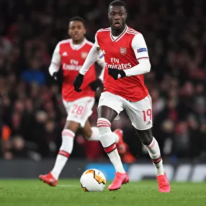 Arsenal's Nicolas Pepe in Action: Arsenal vs Olympiacos, Europa League 2019-2020