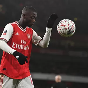 Arsenal's Nicolas Pepe Faces Off Against Leeds United in FA Cup Third Round