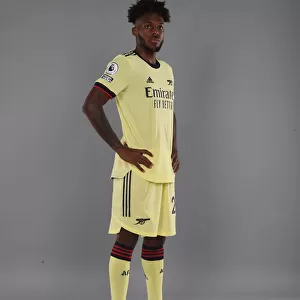 Arsenal's Nuno Tavares at 2021-22 Team Photocall