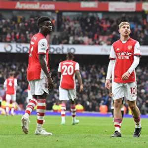 Arsenal's Young Stars: Saka and Smith Rowe Shine in Arsenal v Newcastle United (2021-22)