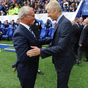 Arsene Wenger and Claudio Ranieri: A Pre-Match Handshake at the King Power Stadium (2016-17)