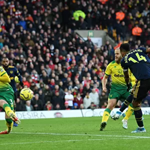 Aubameyang Scores Arsenal's Second Goal: Norwich City vs Arsenal (Premier League 2019-20)