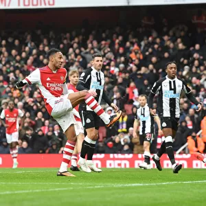 Aubameyang's Agonizing Post Hit: Arsenal vs Newcastle United, Premier League 2021-22