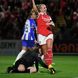 Beth Mead Scores Her Fourth Goal: Arsenal Women's Super League Victory Over Brighton & Hove Albion