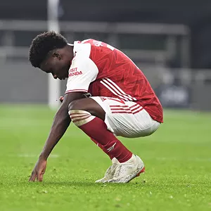 Bukayo Saka in Action: Arsenal vs. Tottenham Hotspur, 2020-21 Premier League - London Derby