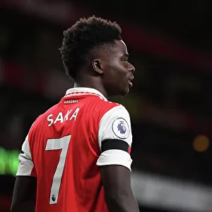 Bukayo Saka: Arsenal Star Shines in Premier League Clash Against West Ham United (Arsenal vs. West Ham United 2022-23)
