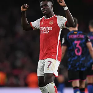 Bukayo Saka Scores His Second: Arsenal Dominates Sevilla in 2023-24 UEFA Champions League