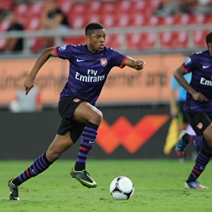 Chuba Akpom of Arsenal in Action against Olympiacos in the NextGen Series, Piraeus, Greece (September 2012)