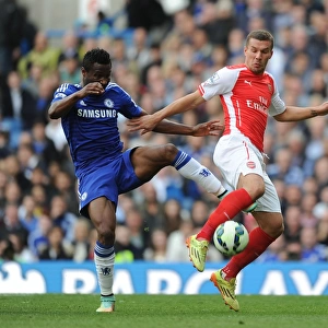 Clash at Stamford Bridge: Lukas Podolski vs. John Mikel Obi, Premier League Showdown